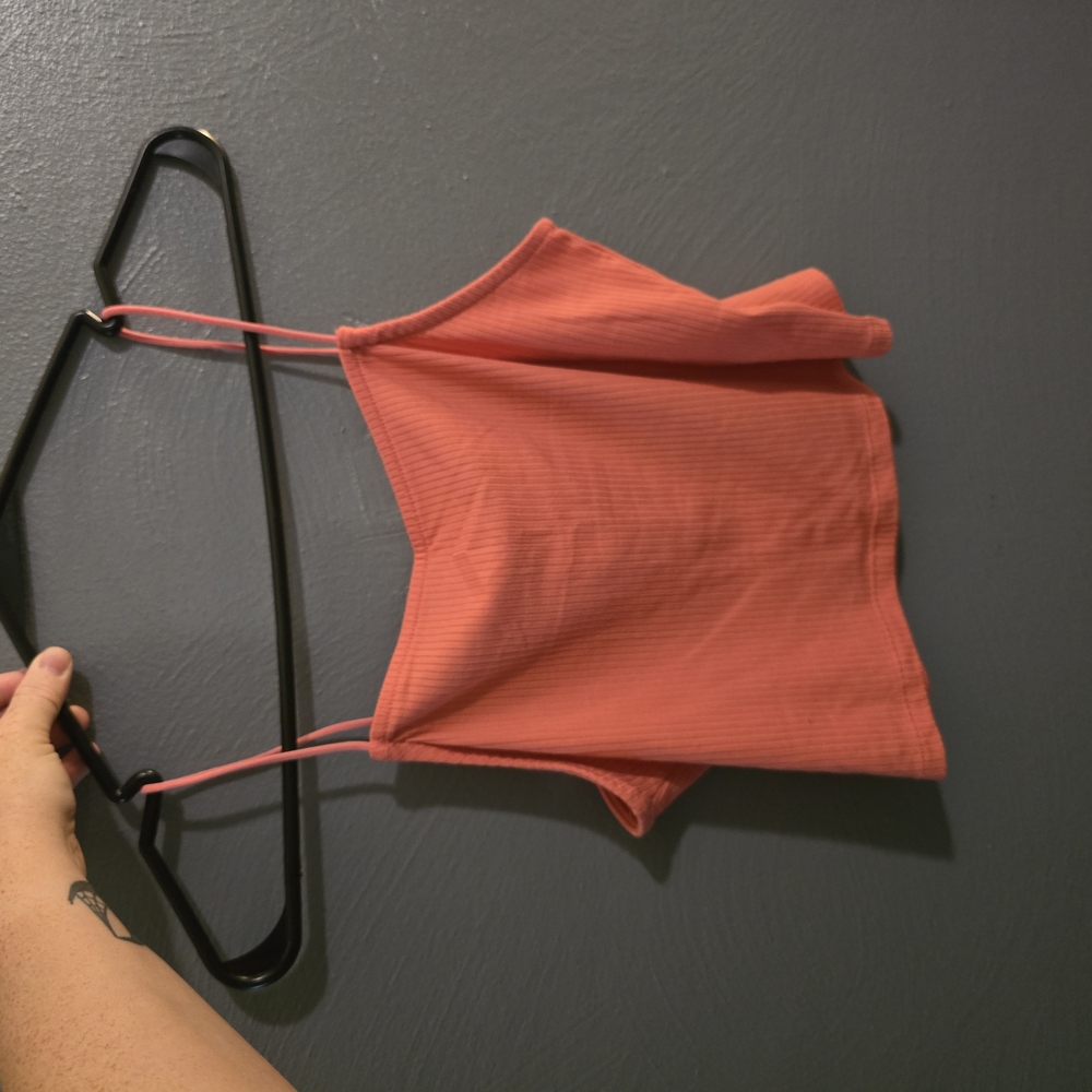 Salmon Cropped Tank